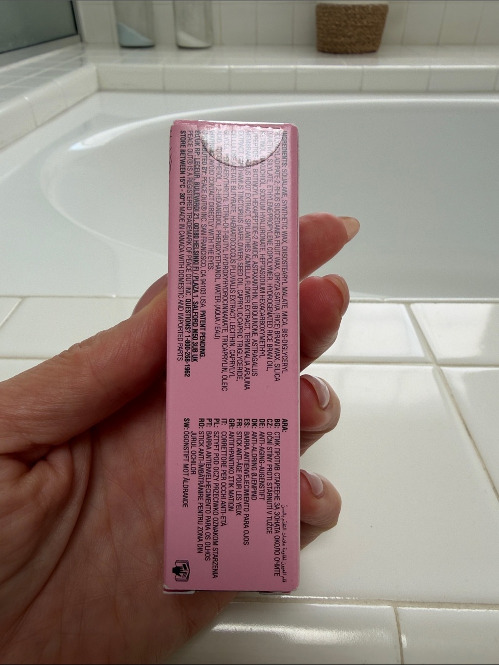 Peace Out Retinol Eye Stick - Pink - Picture 4 of 6